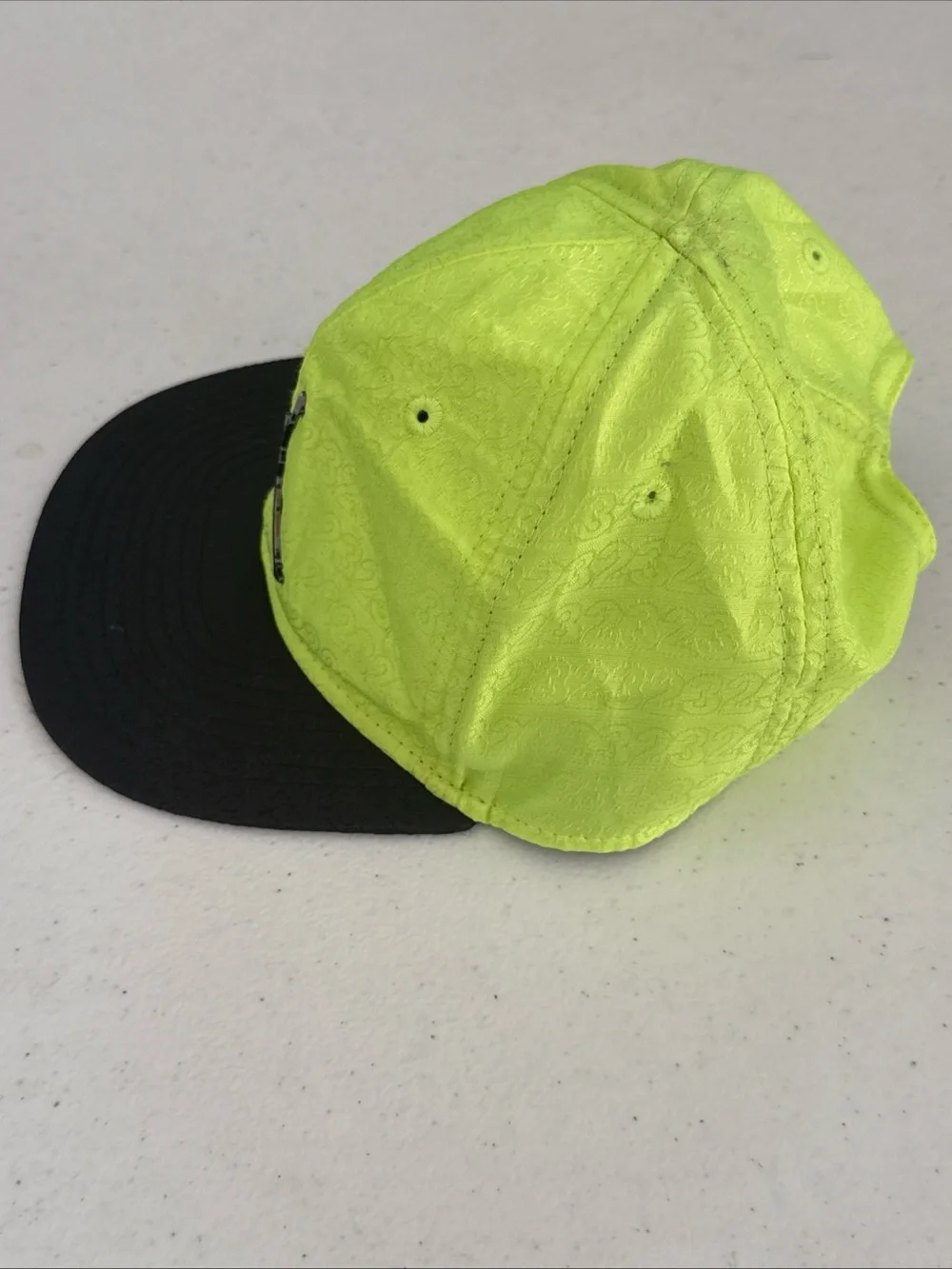 Jordan Toddler Kids Neon Yellow & Black Jumpman Hat